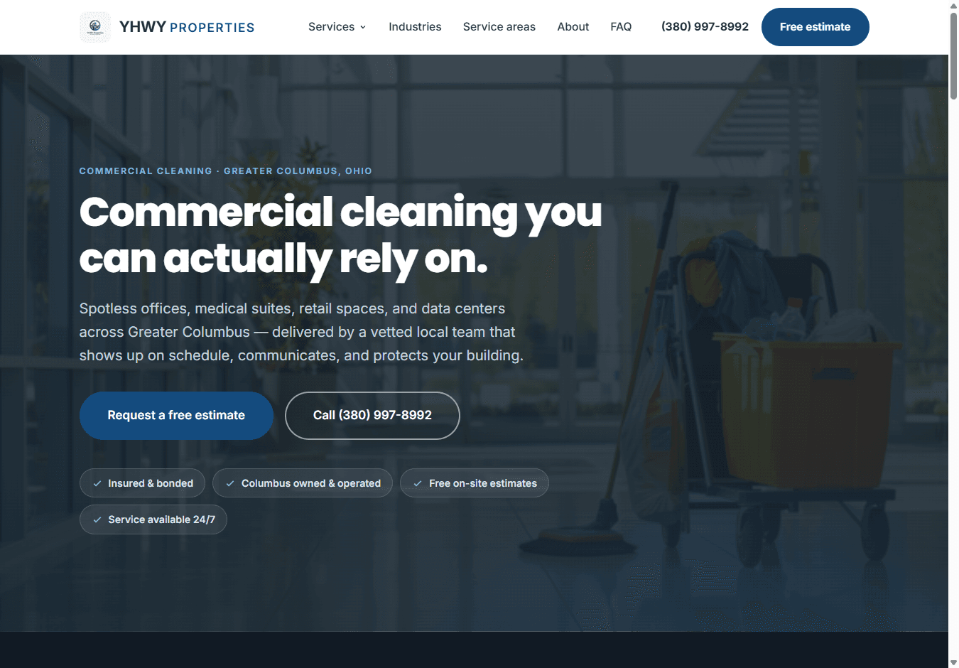 YHWY Properties website